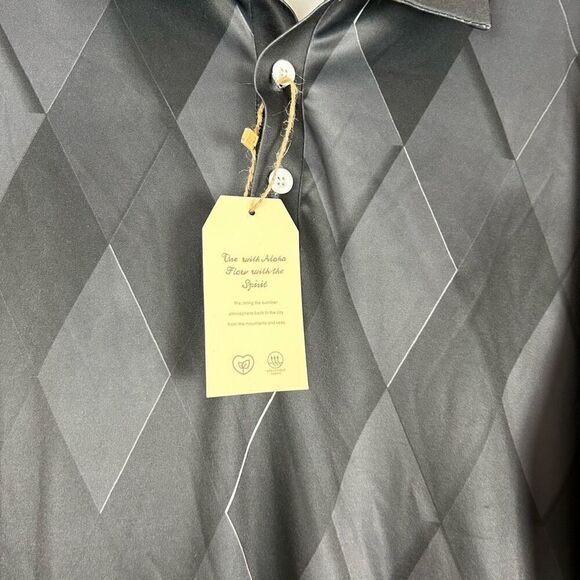 HARDADDY Performance Shirt Large 3D Diamond Pattern NWT Size 2X F176 - Picture 2 of 5